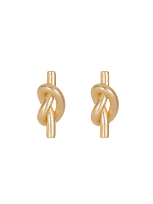 Simply Knotted Clip on Earrings