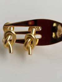 Simply Knotted Clip on Earrings