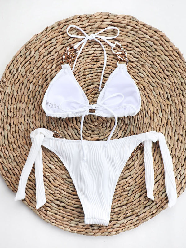 Two Piece Sexy Chain Link  Bikini
