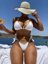Two Piece Sexy Chain Link  Bikini