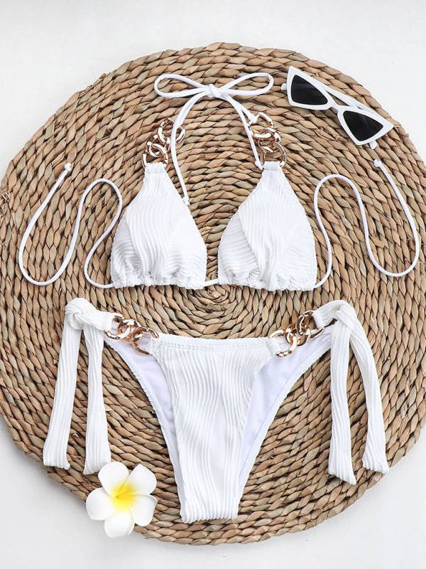 Two Piece Sexy Chain Link  Bikini