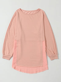 Chic Loose-Fit Slitted Side Pullover Top